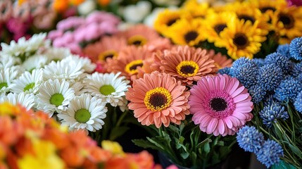 Colorful flower display