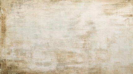 Fototapeta premium Beige Grunge Canvas Texture with Horizontal Streaks for Backgrounds