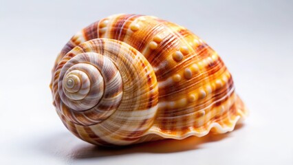 Seashell on White Background