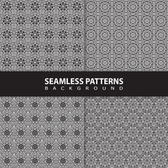 Seamless Black and White Geometric Patterns (1)
