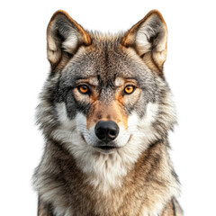 Fototapeta premium Majestic wolf portrait forest animal photography natural habitat