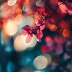 red and yellow flowers