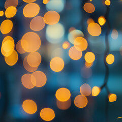 abstract background with bokeh lights