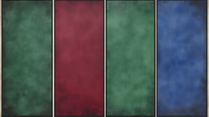 Fototapeta premium Abstract Backgrounds in Red, Green, and Blue Hues for Creative Design Projects
