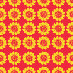 Exotic hand drawn flowers, seamless patterns with floral for fabric, textiles, clothing, wrapping paper, cover, banner, home decor, abstract backgrounds. Vector illustration.
