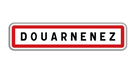 Panneau de Douarnenez, Finistère, Bretagne