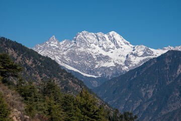 Soaring to 18,000 feet above sea level, Mankial Peak stands tall as the majestic crown of Swat Valley, Pakistan.
