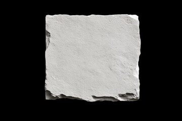 Square stone slab, light gray