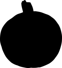 Pumpkin silhouette