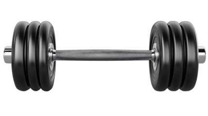 dumbbell isolated on transparent background