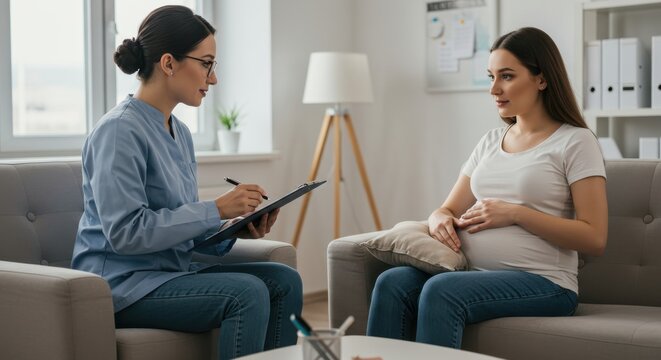 Pregnancy mental health consultation maternal wellness psychological support expecting mothers therapy doctor advice prenatal care