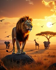 King of the Dawn: Majesty in the African W
