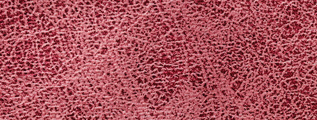 Dark red background fabric with wavy pattern, closeup. Velvet texture seamless wine textile, macro