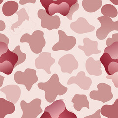 Delicate Seamless Bloom Pattern in Soft Blush Pink