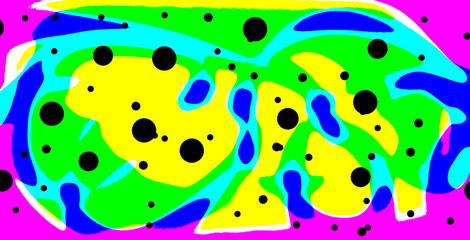 abstract background with colorful circles