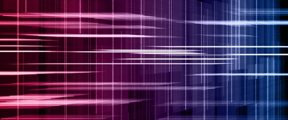 abstract pink and blue background with halftone texture and motion blur