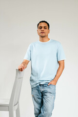 portrait of a handsome young man