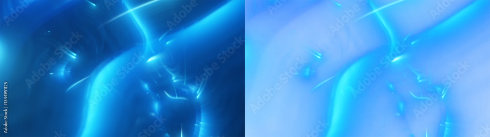 Poster light stream prism overlay: abstract background with flowing light streams and a subtle prism effect