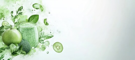 Fresh Green Smoothie Ingredients (2)