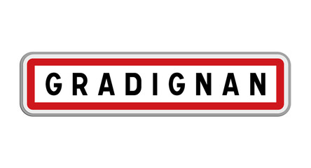 Panneau de Gradignan, Gironde, Nouvelle-Aquitaine