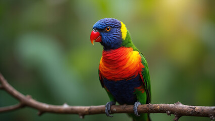 rainbow lorikeet parrot