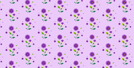 floral background, seamless pattern with flowers
