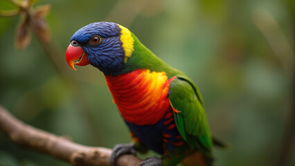 rainbow lorikeet parrot