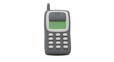 Vintage Blue Mobile Phone