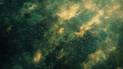 Fototapeta premium Vanishing Green: Aerial Perspective of Deforestation in the Amazon Rainforest