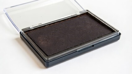 Inkpad, Ink Pad, Stamp Pad, Dark Brown Ink, Stationery, Office Supplies,  Isolated