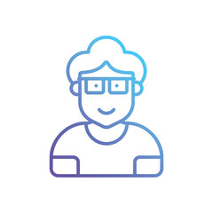 Obraz premium Grandmother Vector icon