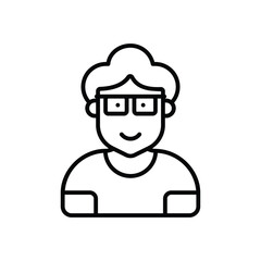 Grandmother Vector icon