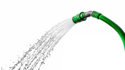 Garden Hose Spraying Water
