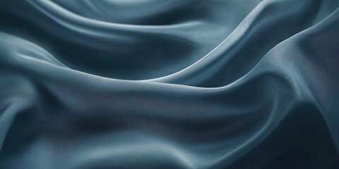 Obraz premium Elegant Fabric Drapery: A captivating close-up showcases the smooth, flowing folds of an exquisite fabric in a rich, deep hue, offering a sense of luxury and sophistication. 