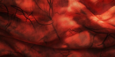 Journey into the Human Canvas: An abstract image of a network of veins and textures of flesh. this photo can evokes a sense of intimacy, vulnerability, and the raw essence of life.