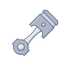 piston icon flat vector design 