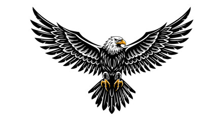 Obraz premium White-Headed Eagle Vector
