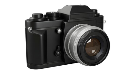 Modern Black Camera Graphic