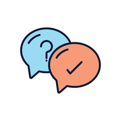 Answer Vector icon