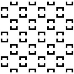 Brackets ornament. Seamless pattern. Geometrical backdrop. Shapes background. Geometric wallpaper. Linear motif. Digital paper. Curves textile print. Abstract vector.