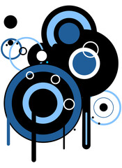 Fototapeta premium Elements de design abstrait rétro 