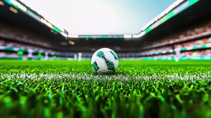 Soccer ball on field