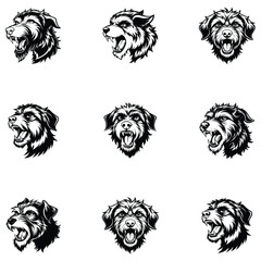 Obraz premium Black Russian Terrier