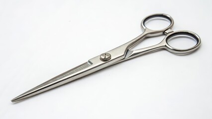 Obraz premium Professional Hair Cutting Scissors on White Background
