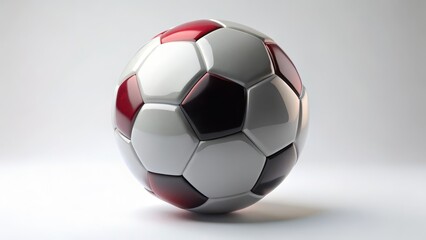 Fototapeta premium Soccer Ball on White Background