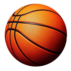 basketball isolated on white background