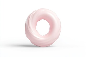 Pastel pink swirl ring