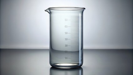 Beaker on White Background