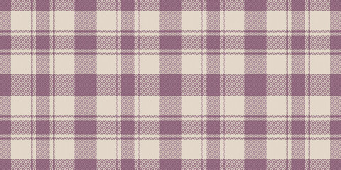 Elegant mauve and cream plaid pattern. Perfect for textile design, fashion, home decor, and website backgrounds.  Subtle texture and neutral tones offer versatility.