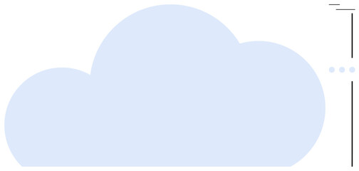 Light blue cloud with vertical slider controls symbolizes customizable technology, cloud computing, data storage, network configuration, innovation, control, and growth. Ideal for cloud